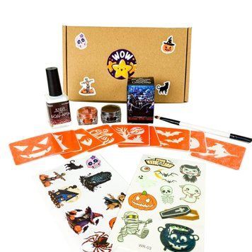 Набір для біо-тату "Wow Box Хелловін для 1 дитини" wow-box-halloween-1 wow-box-halloween-1 фото