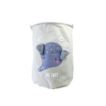 Кошик для іграшок та білизни "Big ears Слоник" MGZ-1009(Grey) 50 х 40 см MGZ-1009(Grey) фото
