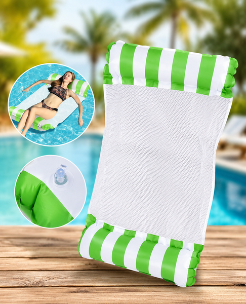 Надувний водний гамак, пліт / Матрац для плавання Pool Loungers / Гамак для плавання з надувними камерами KARMA554 фото