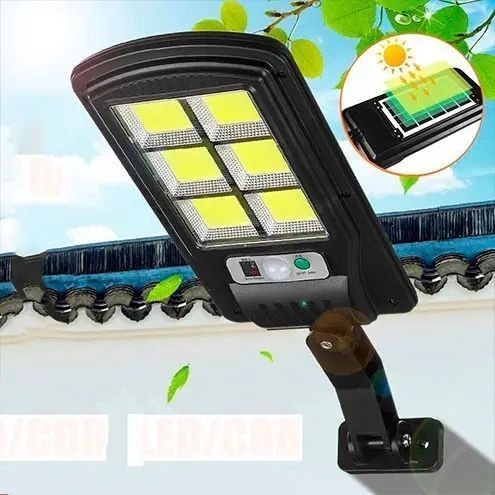 Вуличний ліхтар на стовп solar street light BL BK120-6COB sp7498 фото