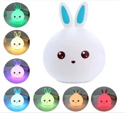 Дитячий силіконовий нічник 3DTOYSLAMP Кролик 540145100 фото
