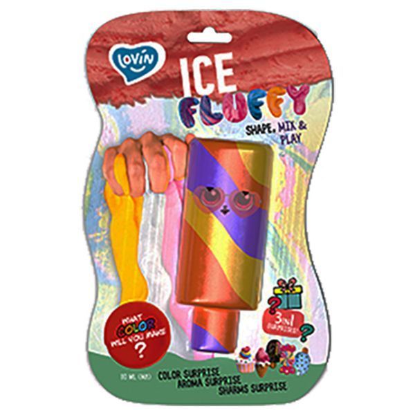 Лізун-антистрес TM Lovin Ice Fluffy ескімо 110 мл 80127 80127 фото