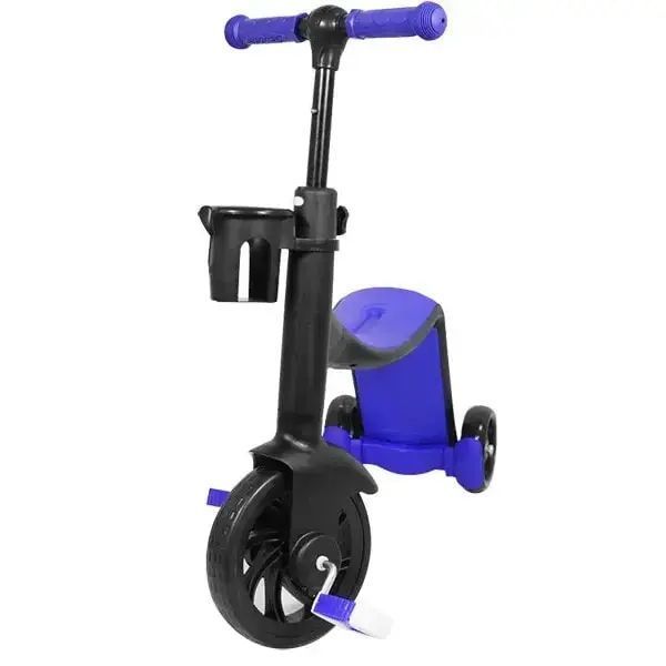 Дитячий самокат трансформер біговіл з кошиком Best Scooter 3 в 1 scooter313 фото