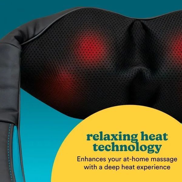 Масажер для шиї та плечей Shiatsu + Heat JamShiatsu фото