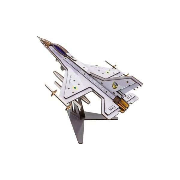 Дерев'яний 3D конструктор "F16" Арт-26913, 79 деталей Арт-26913 фото