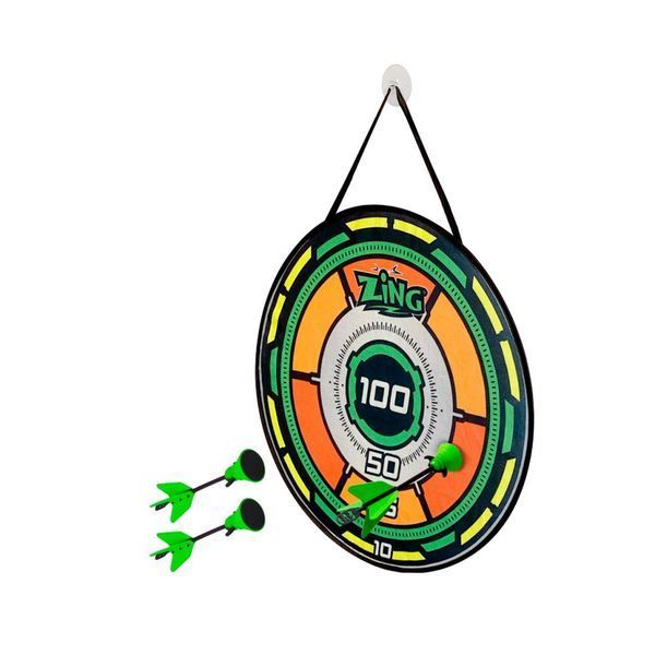 Іграшковий лук з мішенню BULLZ EYE Zing AS200G 3 стріли і мішень AS200G фото