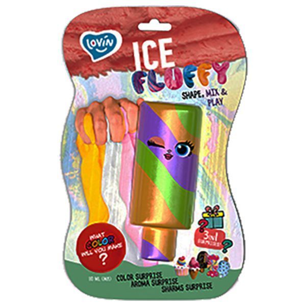 Лізун-антистрес TM Lovin Ice Fluffy ескімо 110 мл 80127 80127 фото