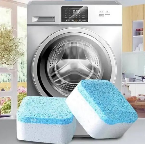 Антибактеріальний засіб очищення пральних машин Washing mashine cleaner №2 у шипучих таблетках G3717 фото