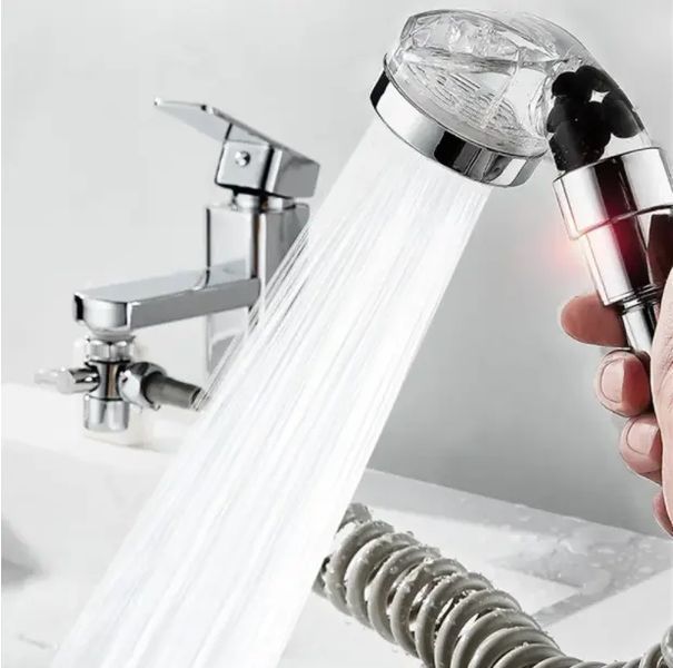 Душова система на умивальник із турмаліном Modified Faucet With external Shower 212552456 фото
