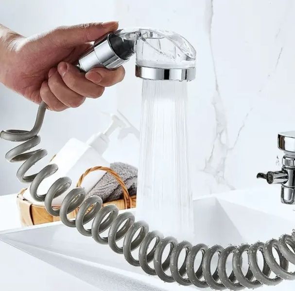 Душова система на умивальник із турмаліном Modified Faucet With external Shower 212552456 фото