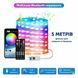 Вуличні вогні 5 м Smart Bluetooth &mdash; світлодіодна смарт-гірлянда RGB, музична, USB, вологозахист IP65 SMART5M фото 1