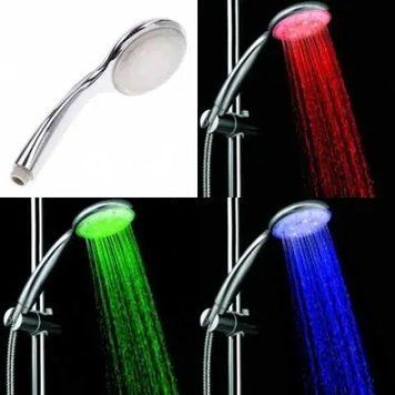 Насадка лійка для душу LED SHOWER 3 colour 2053310 фото