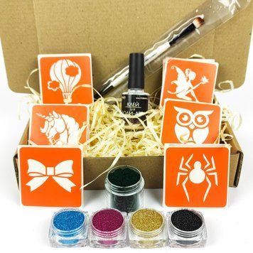 Набір для біо-тату "Для дітей №2 - гліттер" set-kids-2-glitter set-kids-2-glitter фото