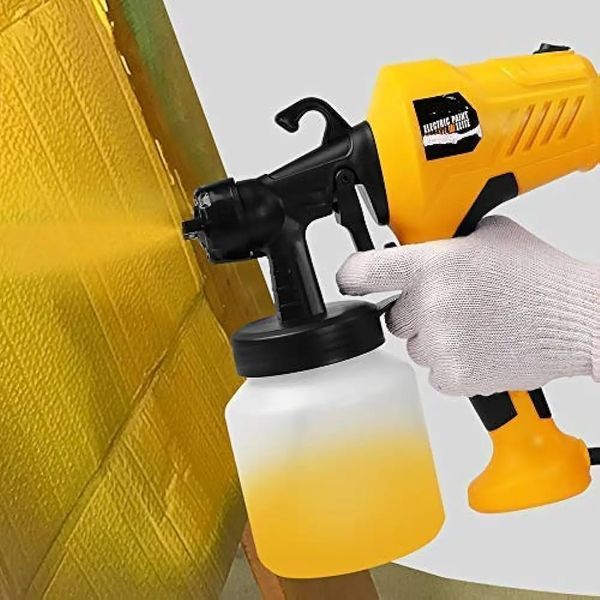 Електричний розпилювач для фарби Electric Paint Sprayer 500W ручний прилад пульверизатор, розпилювач 800 мл краскопульт 3 ступеня розпилення 2127482 фото