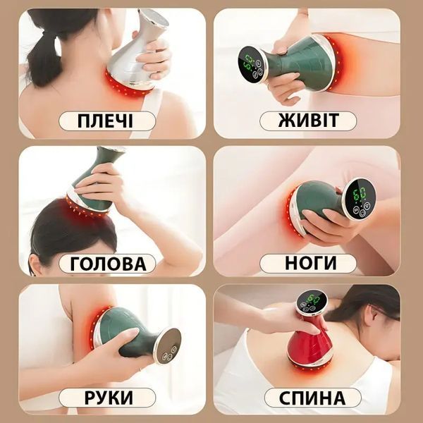 Масажер зігріваючий Massage instrument LY-812 з електростимуляцією вібромасажем 25 режимів 2053991 фото
