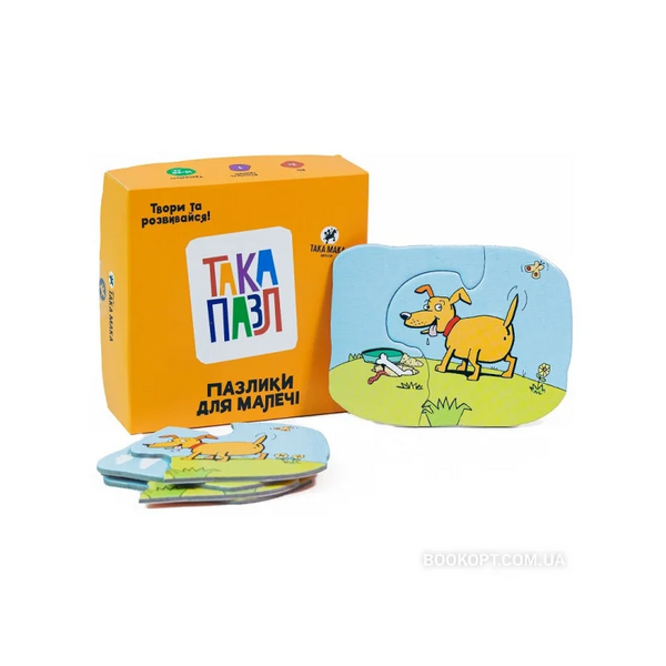 Дитячи Пазли "Песик" Така Мака 960223 6 елементів 960223 фото
