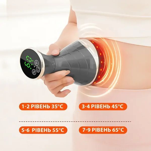 Масажер зігріваючий Massage instrument LY-812 з електростимуляцією вібромасажем 25 режимів 2053991 фото