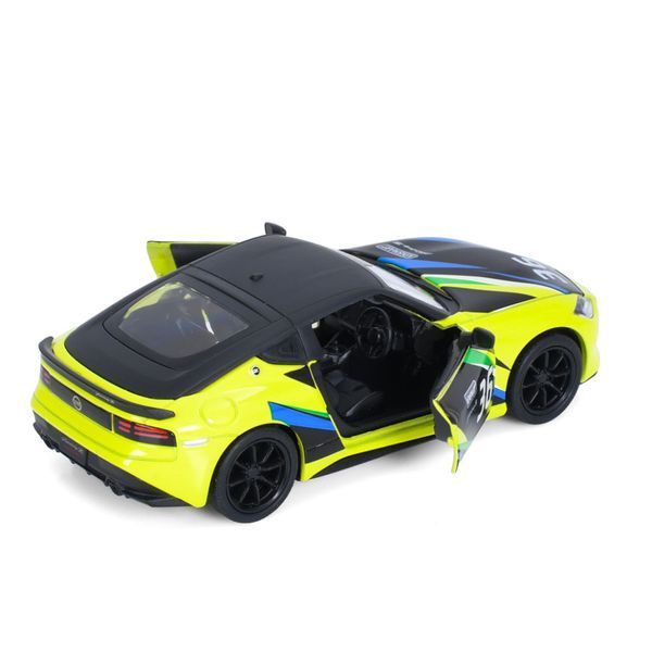 Машинка інерційна 2023 Nissan Fairlady Z KT5443WF(Yellow) 1:36, 12 см, відчиняються двері KT5443WF(Yellow) фото