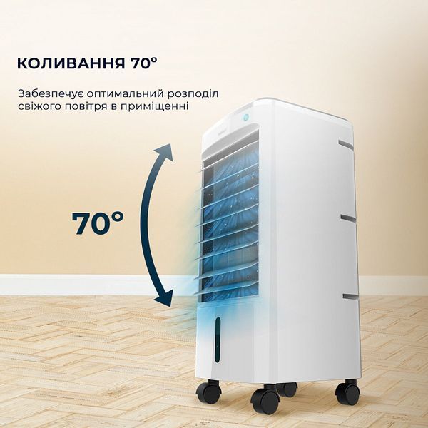 Кондиціонер портативний на колесах 3,5л / Портативний охолоджувач повітря 50Вт G0667 фото