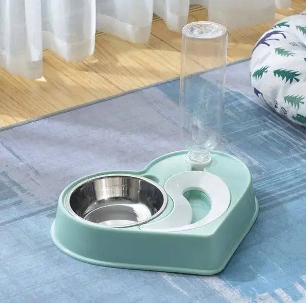 Годівниця з напувалкою для домашніх тварин DOG & Cat bowl | Посуд для собак та кішок 5095552021128 фото