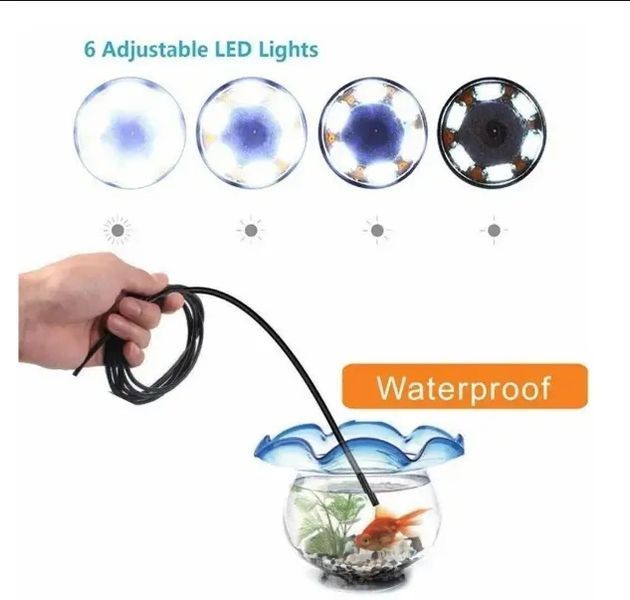 Камера Ендоскоп Android та PC Endoscope, гнучка USB-камера (100P) 5 м 2051114 фото