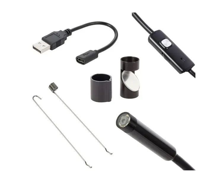 Камера Ендоскоп Android та PC Endoscope, гнучка USB-камера (100P) 5 м 2051114 фото