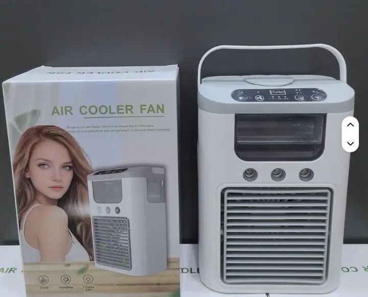 Вентилятор охолоджувач 3в1 Air Cooler Fan 1346 з USB-живленням, зволоженням та LED-підсвічуванням VEN-1175 фото