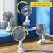 Портативный вентилятор Desktop Fan Multi Function / Аккумуляторный вентилятор на прищепке / Вентилятор мини на USB Jam6703 фото 2