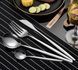 Набір столових приладів Kitchen Ware 24 шт. з нержавіючої сталі на 6 персон Silver PR-2-65 фото 3