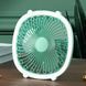 Портативний вентилятор акумуляторний із кільцевою лампою Breeze Silent Fan бездротовий, 3 режими, регулювання NAF33 фото 2
