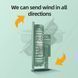 Портативний вентилятор акумуляторний із кільцевою лампою Breeze Silent Fan бездротовий, 3 режими, регулювання NAF33 фото 7