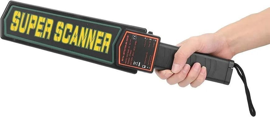 Металошукач Super Scanner MD3003B1  Ручний металодетектор  Доглядовий металошукач MD300 фото
