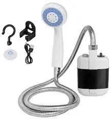 Похідний портативний душ Portable Outdoor Shower з акумулятором і USB зарядкою asad22 фото