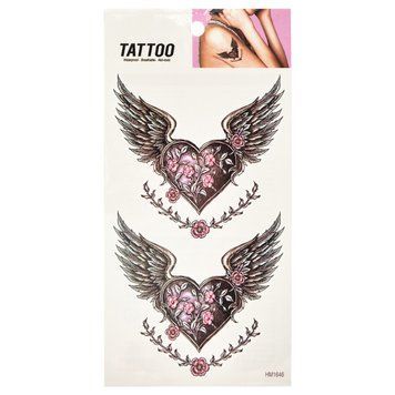 Тимчасове татуювання "Два серця Tattoo" 1020-HM1646 1020-HM1646 фото
