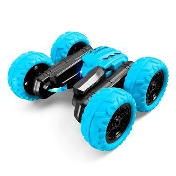 Перевертна трюкова машинка 360&deg; RC Stunt Car на радіокеруванні Блакитна 1:12 BY035 фото