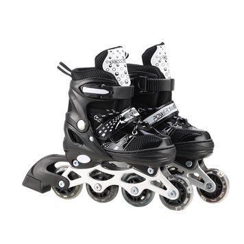 Роликові ковзани RL2502(Black) колеса PVC, розмір M (34-37), зі світлом RL2502(Black) фото