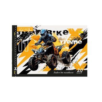 Альбом для малювання А4 "X Bike" АП-0303-5 скоба з перфорацією АП-0303-5 фото