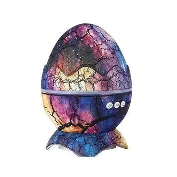 Проектор галактики Яйце, нічник зоряного неба лазерний, з Bluetooth колонкою, пультом - Веселка M15969 фото