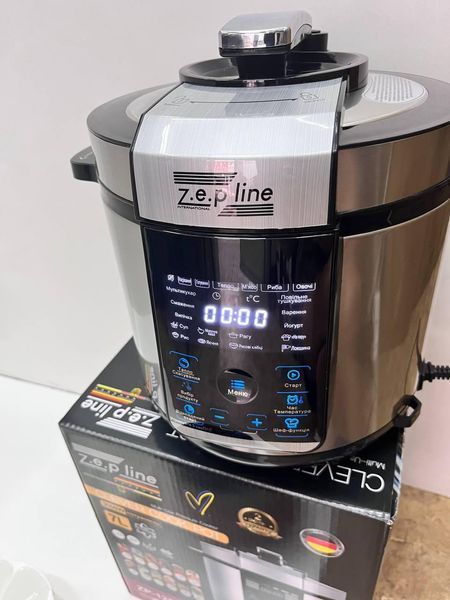 Містка мультипіч Zepline ZP-125 аерофритюр з чашею 7 л регулюванням температури 29 програм NZP125 фото