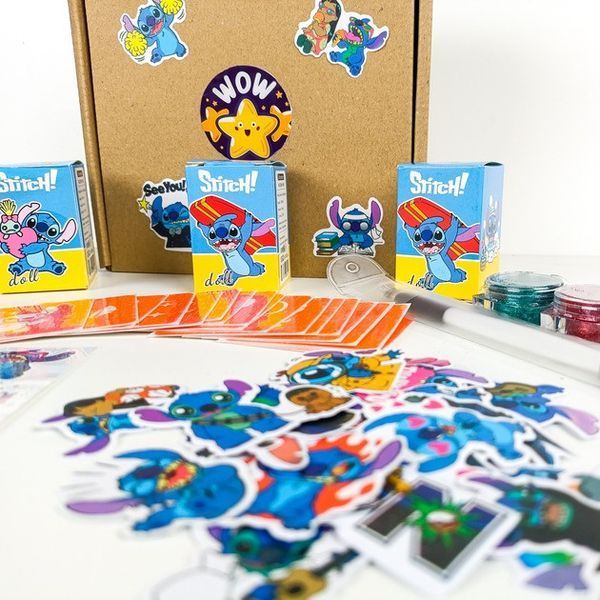 Набір для біо-тату "Wow Box Стіч " wow-box-stich-3 для 3 дітей wow-box-stich-3 фото