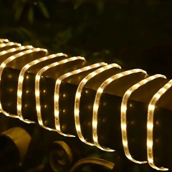 LED гірлянда із сонячною батареєю 10 м (тепле біле світло) MA-762 фото