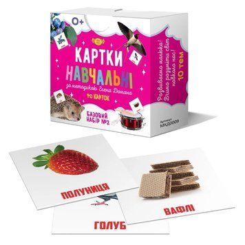 Картки навчальні Глена Домана №2 Майстер MKD0009 рус MKD0009 фото