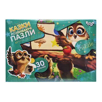 Дитячі пазли-максі "Сови у школі" Mx30-07-05, 30 елементів Mx30-07-05 фото