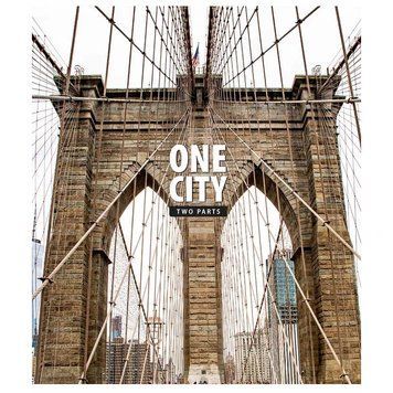Зошит загальний "One city, 2 parts" 080-3137L-4 у лінію, 80 аркушів 080-3137L-4 фото