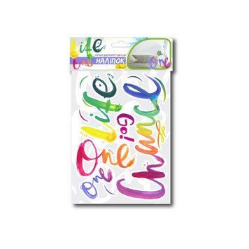 Набір декоративних наліпок А3 "One life" НДН-03-3 НДН-03-3 фото
