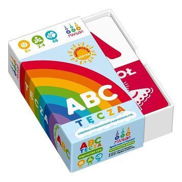 Настільна навчальна гра ABC tęcza 360135, 48 карток 360135 фото