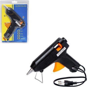 Пістолет для сухого клею "Glue Gun" JQ4032-40W, D-1,1 см, чорний JQ4032-40W фото