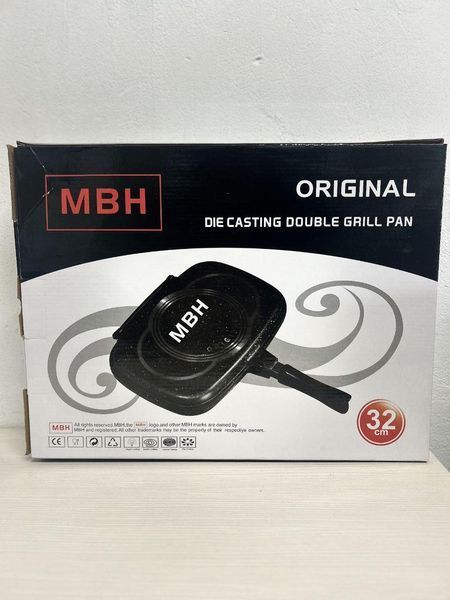Подвійна сковорода-гриль Double Grill Pan 32 см. DGP32 фото