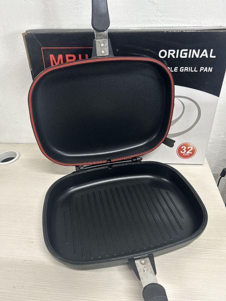 Подвійна сковорода-гриль Double Grill Pan 32 см. DGP32 фото