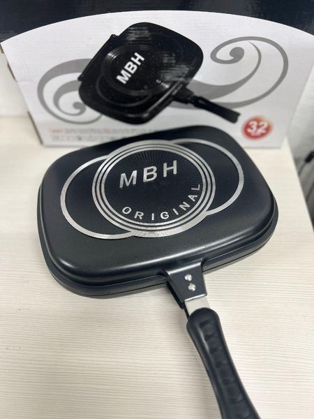 Подвійна сковорода-гриль Double Grill Pan 32 см. DGP32 фото